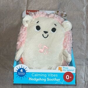 Fisher-Price Hedgehog Soother - Pink and Cream